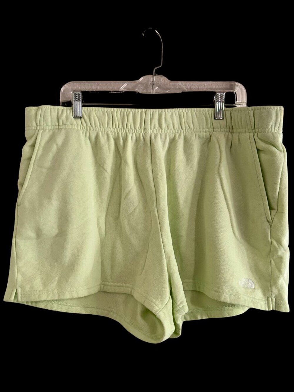 The North Face XXL Half‎ Dome Fleece Shorts, Lime Cream